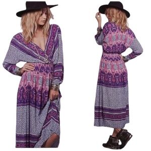 FREE PEOPLE She's A Lady Royal Maxi Dress